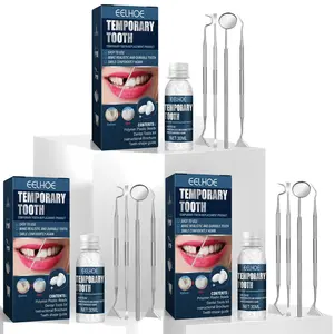 3 Packs Halloween Tooth Decorations Tooth Repair Kit,Temporary Tooth Repair Gel 30ml, Moldable Resin for Movie Makeup & Cosplay, Easy DIY Filling for Tooth Gaps, Missing Teeth & Cosmetic Fixes Oral