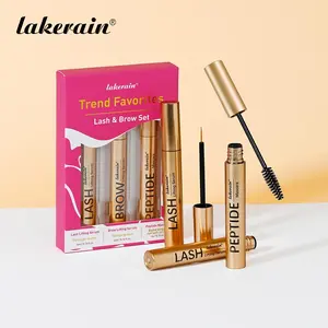 Eyelash & Eyebrow Care Set, 3 Counts/set & Eyebrow Serum & Lash Enhancing Serum & Waterproof Long-lasting Mascara, Eye Makeup Tool for Women