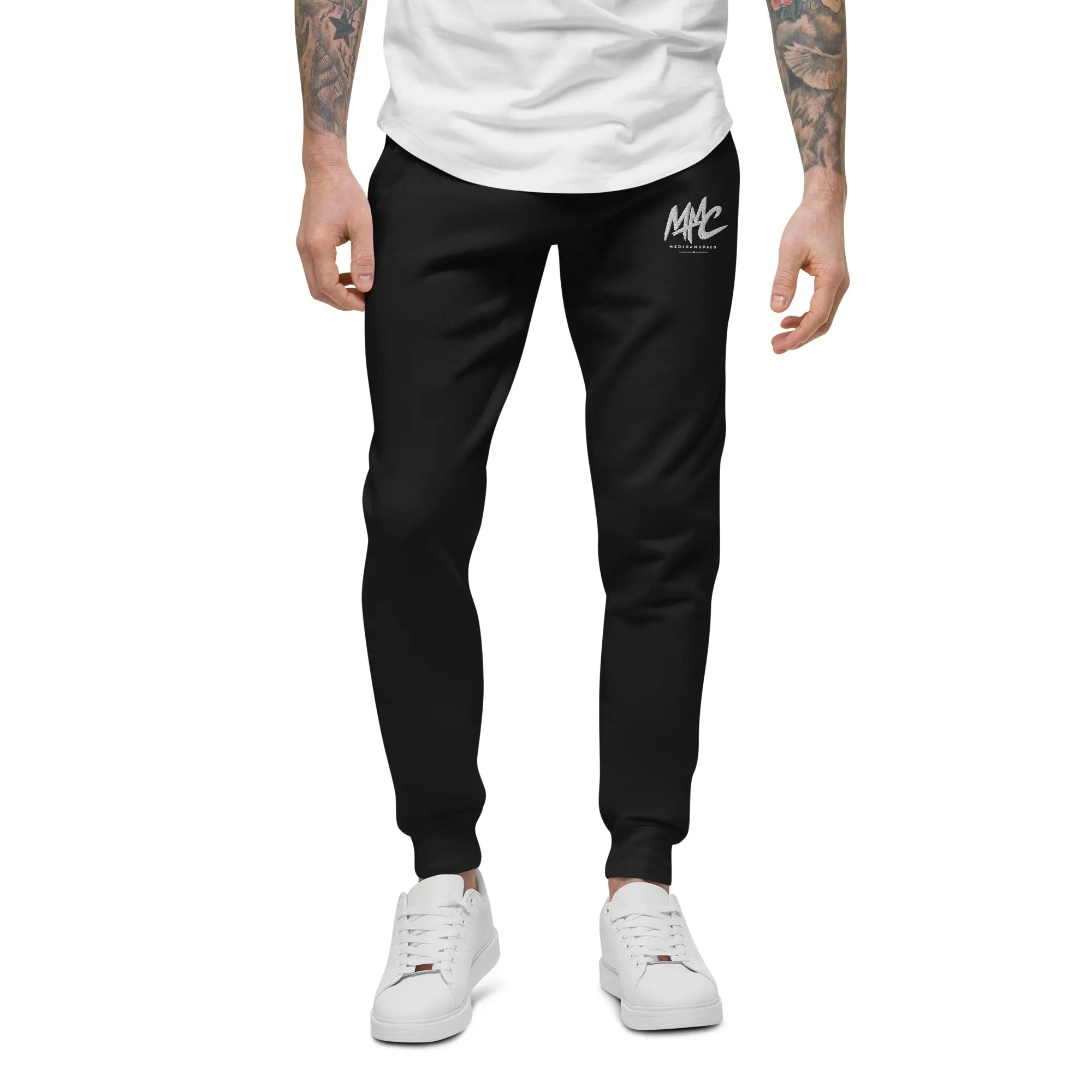 Ribbed Fleece Sweatpants, Unisex Cotton-Blend Athletic Joggers for Casual Wear & Gym with Pockets and Drawstring Waist, Unisex Names, Gym Sessions, S, Elastic Waist, 5-Thread Stitching, Sporty Chic, All Seasons, Charcoal Heather