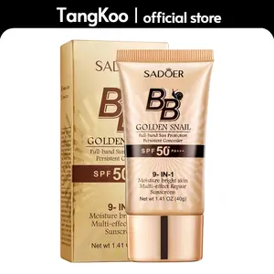 High-coverage waterproof snail BB cream - matte finish, long-lasting moisturizing and oil control, creates a natural makeup look, refreshing and non-greasy, perfect for makeup beginners, a great gift for Mother's Day, Christmas, and Valentine's Day.