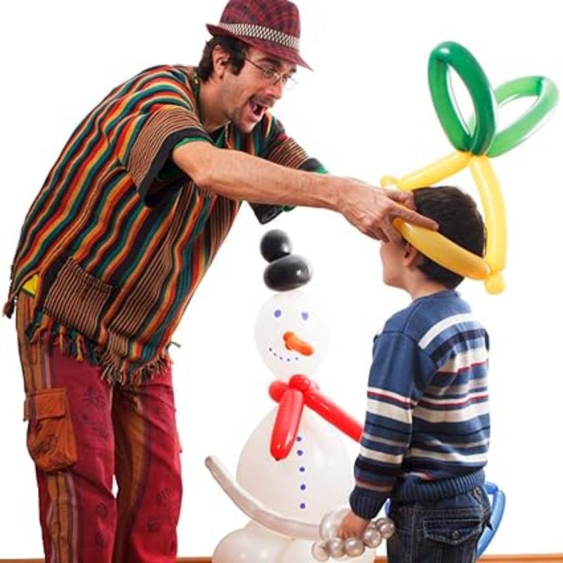 Latex Twisting Balloons, 260 N Balloons Kit for Balloon Animals with 2 Pumps, Professional Long Balloons to Make Animal for Birthday Party Clowns Wedding Decorations 100 Pcs