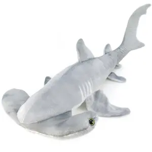 MC The Hammerhead Shark | 31 Inch Stuffed Animal Plush | By TigerHart Toys