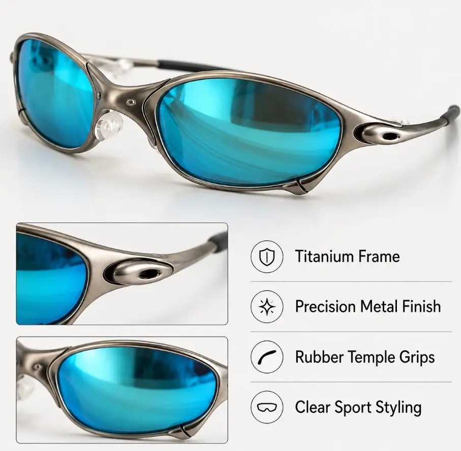 Blue Black Performance Sports Sunglasses UV400 Wraparound Glasses for Cycling Running Driving Travel, , Lightweight Wraparound Glasses for Running & Driving, y2k vintage, trending tiktok, gift for friends