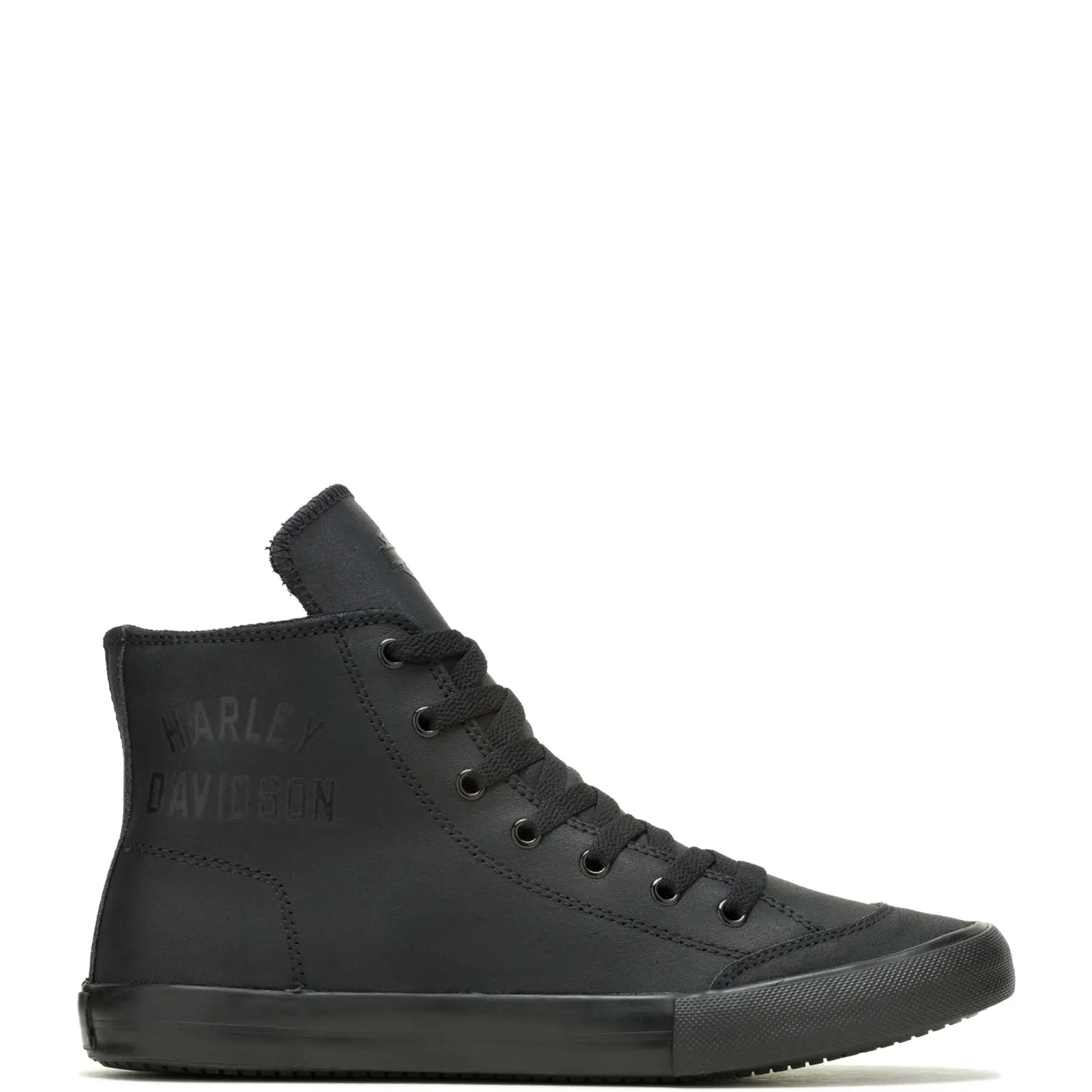 Harley-Davidson Nathan Vulc D93900 Mens Black Lifestyle Sneakers Shoes