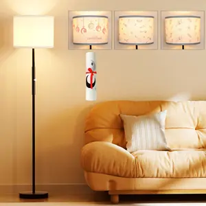 CuLiDing 65’’ Modern Tall Floor Lamp with 3 Color Temperature Rotary Switch, Simple Design, Suitable for Living Room, Bedroom, Study Room, Office