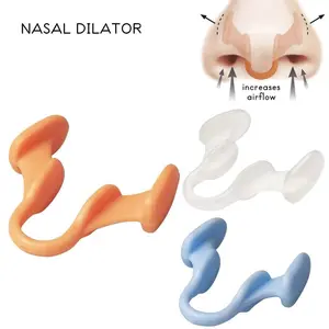 4-Piece Silicone Anti-Snoring Device Set, Snore Stopper Nasal Clip for Men & Women, Comfortable Invisible Design, Daily Use