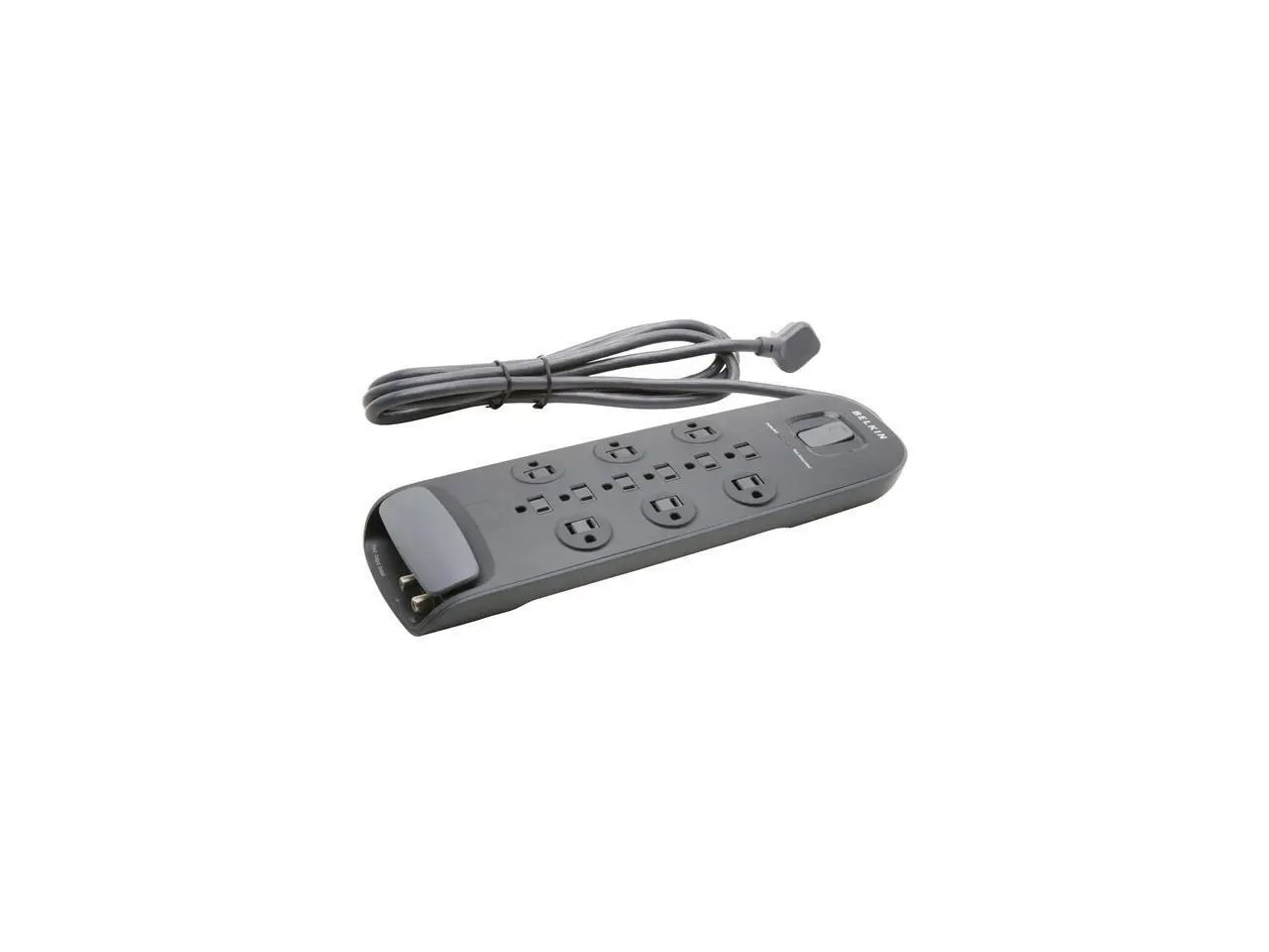 BELKIN BV112230-08-BLK 8 ft. 12 Outlets 3996J Surge Protector with Power Cord with Cable/Satellite Protection