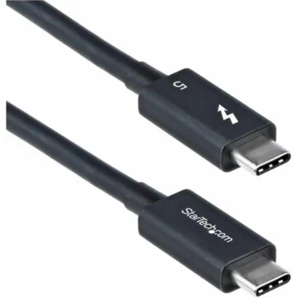 Startech Thunderbolt 5 Cable - TBLT5MM80CM240W, 2.6 ft, 240W USB-C Charging Cable for Mobile Devices, High-Speed Connection Accessory, 240W Usb-C Charging Cables
