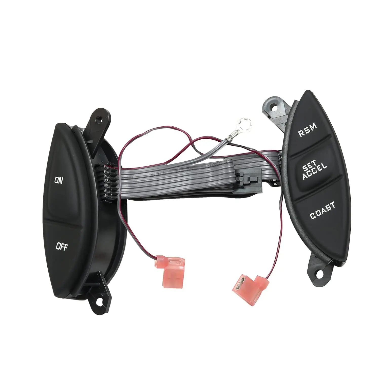 Steering Wheel Mounted Cruise Control Switch Button Kit Replacement for Ford Ranger 1998-2003, for Explorer Sport Trac 2001-2005, for Mercury Mountaineer, for F150 for Mazda B3000 F87Z9C888BB