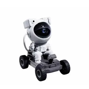 Lunar Rover Galaxy Projection Night Light — Astronaut Space Projector Lamp with Timer and Remote Control, Nebula Ceiling LED Light — The Ultimate Choice for Room Decor, A Perfect Christmas and Birthday Gift