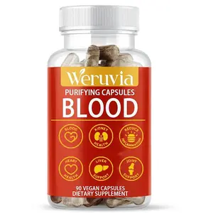 Blood Purifying Capsules – Natural Herbal Formula for Heart, Liver & Kidney Support | Promote Circulation & Wellness | 90 Vegan Capsules