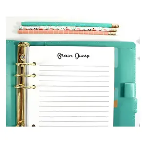 A5 Planner Brain Dump, Filofax A5 Notes Inserts, Carpe Diem A5 Inserts, Pre-punched A5 Planner Notes Refills / A5 Brain Dump