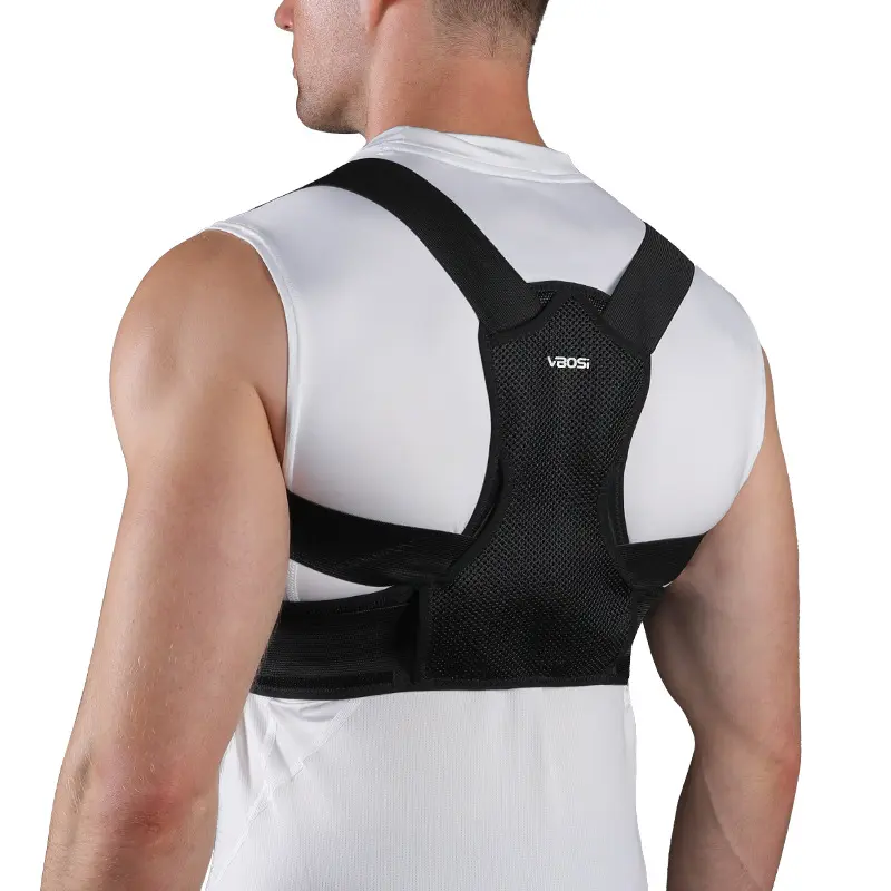 Back Stretcher Posture Corrector for Posture Improvement, Breathable Anti-Hunchback Support Belt for Adults & Adolescents with Adjustable Waist Wrap, Secure Fit, Physical Activities