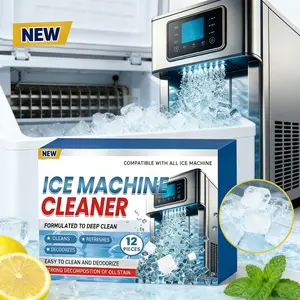 TrueRelief Ice Machine Cleaner Tablets | 12 Pack Descaler for Countertop & Nugget Ice Makers – Deep Clean & Fresh Ice Taste