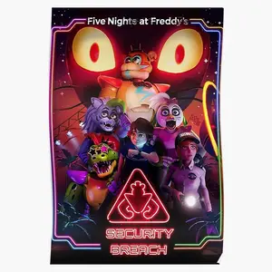 FNAF Movie Poster - Exciting and Intense Art Celebrating the Five Nights at Freddy's Movie