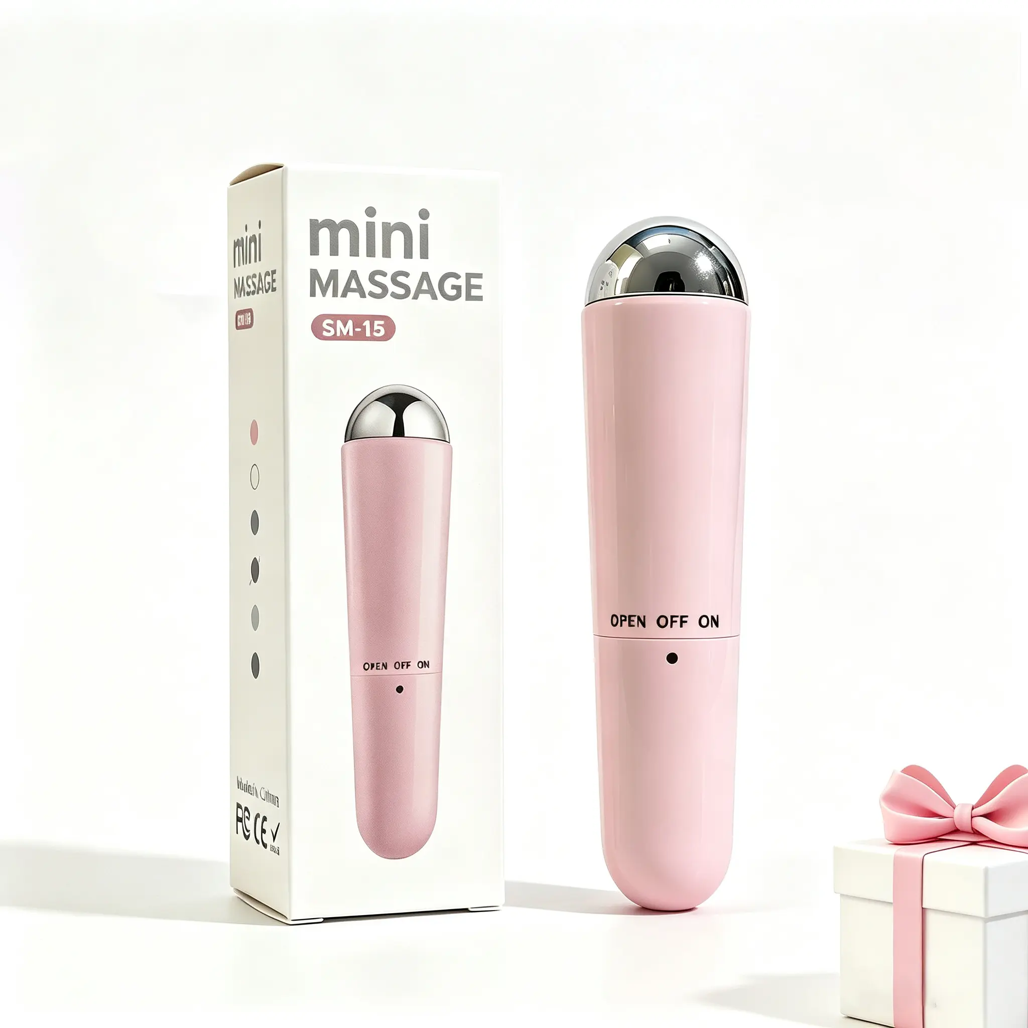 Mini Eye Massager Portable Beauty Gadget Gentle Vibration Eye Care Tool Facial Massage Device for Skincare Routine Self Care Relaxation Travel Essential Small Beauty Tool Gift for Women Men 2026 Trending TikTok Beauty Must Have party gift sale woman gift