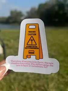 Caution Sticker