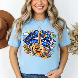 Comfort Colors Don’t Judge What You Don’t Understand T-Shirt, Autism Awareness Shirt, Neurodiversity Support Tee, Colorful Puzzle Ribbon Graphic Sweatshirt, Mental Health Acceptance Gift, Inclusive Kindness – TREND WEAR USA