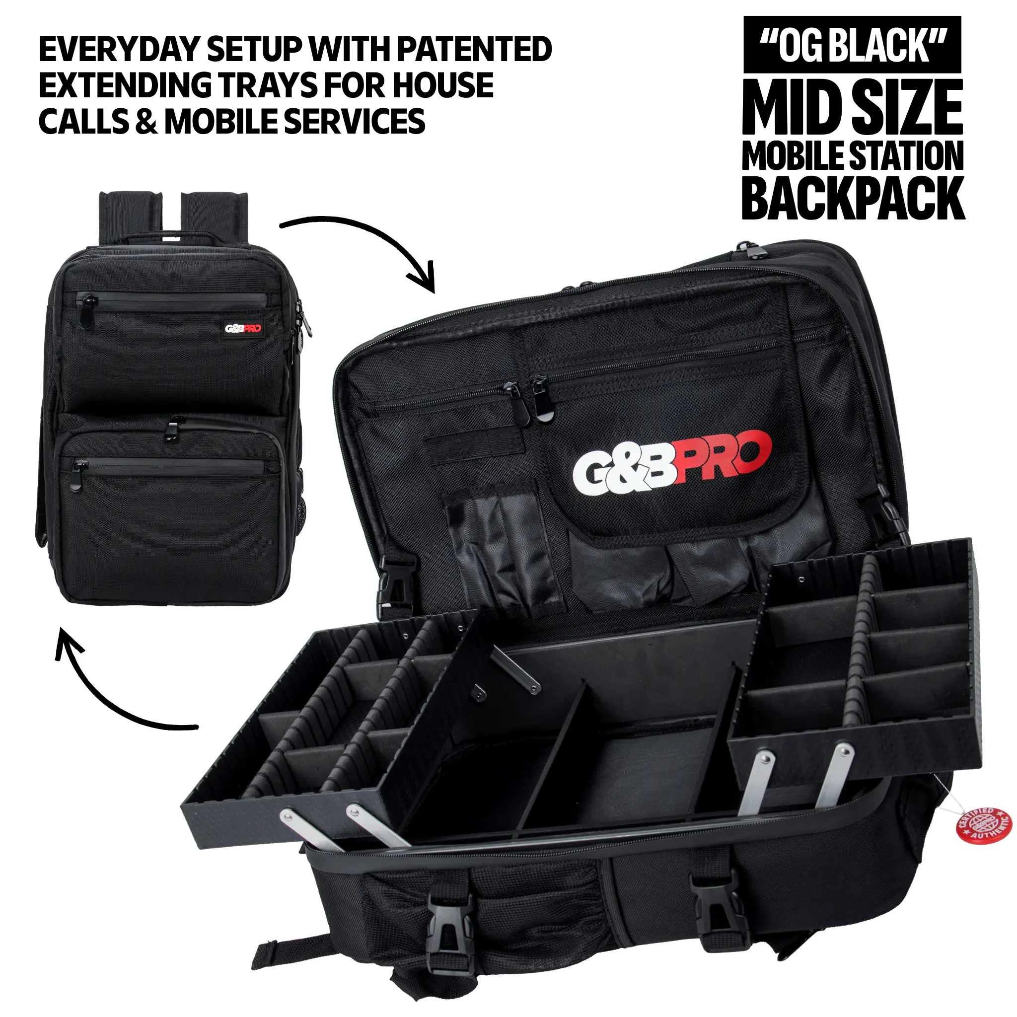 Mid Size Mobile Station Backpack
