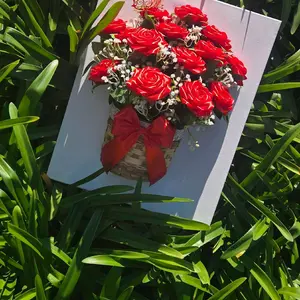 Red Roses on a Canvas - Perfect for Gift Giving and Home Decor