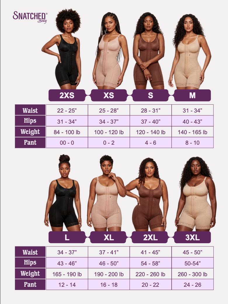 Snatched Body Open Bust Faja | Steel Mid-Thigh Bodysuit with Boned Corset Snatched Body Open Bust Faja | Steel Mid-Thigh Bodysuit with Boned Corset