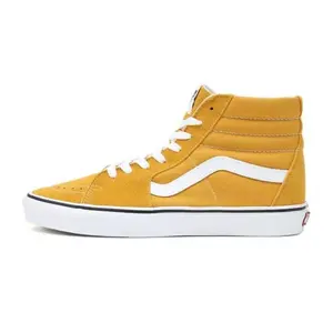 Vans SK8 Hi Yellow Sneaker with White Details, Classic Design, Ideal for Training and Running
