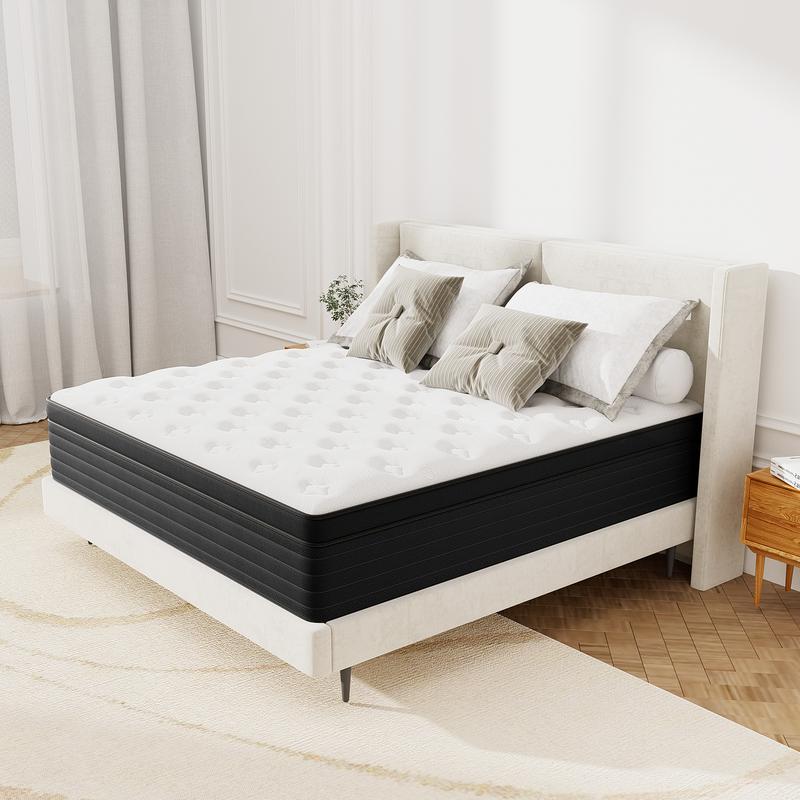 8 inch Medium Firm Hybrid Mattress Memory Foam and PocketSpring Twin Full Queen King Size Mattress In a Box