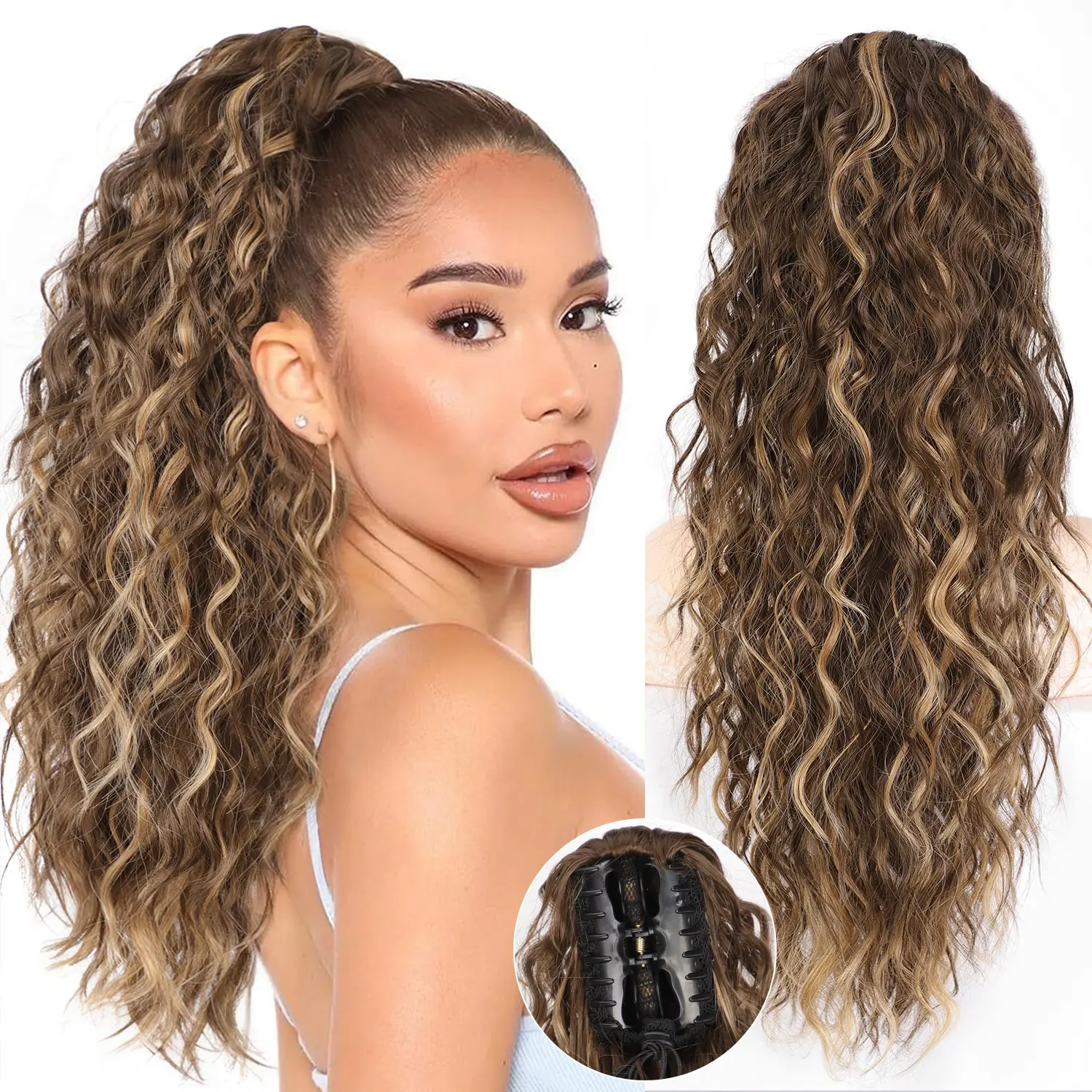 Brown with Highlights 20IN.