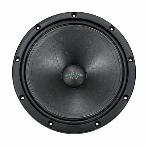 Deaf Bonce Apocalypse AP-M61SE Lite Stamped Frame 6.5" 4-Ohm Component Speakers for Car, 180W High-Power, Noise-Reducing, Fast Cone Response, 100.1 dB Sensitivity, Crisp Vocal Clarity, Custom Amplifier Compatible, Car Stereo Fit (Pair)