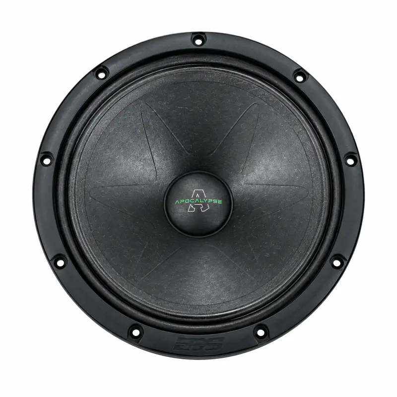 Deaf Bonce Apocalypse AP-M61SE Lite Stamped Frame 6.5" 4-Ohm Component Speakers for Car, 180W High-Power, Noise-Reducing, Fast Cone Response, 100.1 dB Sensitivity, Crisp Vocal Clarity, Custom Amplifier Compatible, Car Stereo Fit (Pair)