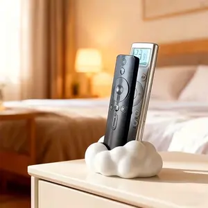 Cute Cloud Remote Control Storage Box, Modern Design, Space Saving Media Organizer for TV DVD Blu-Ray Audio Game Console