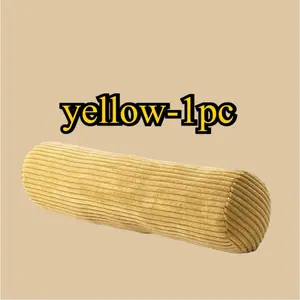 Round Neck Pillow Roll Cervical Pillows Bolster Pillows with Removable Washable CoveSoft Velvet Universal for All Seasons