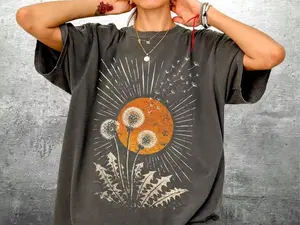 Comfort Colors Dandelion Sun Shirt, Oversize, Womens, Unisex T-shirt
