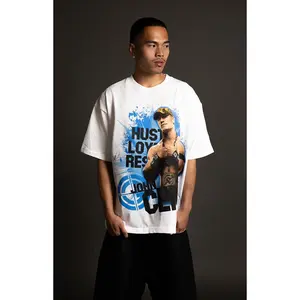 PacSun Men's WWE WrestleMania John Cena Splatter T-Shirt - Multicolor