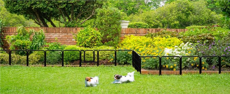 Yaheetech Dog Playpen 6 Panels Metal Pet Playpen Exercise Barrier Outdoor Indoor Fence with Door, 25/32/40/47 inch Yaheetech Dog Playpen 6 Panels Metal Pet Playpen Exercise Barrier Outdoor Indoor Fence with Door, 25/32/40/47 inch