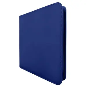 Ultra Pro ULP15740 12-Pocket PRO Zippered Vivid Binder, Blue