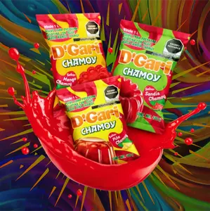 D'gari Gelatin 3 Limited Edition Chamoy Flavors -  Watermelon Chamoy - Mango Chamoy - Pineapple Chamoy