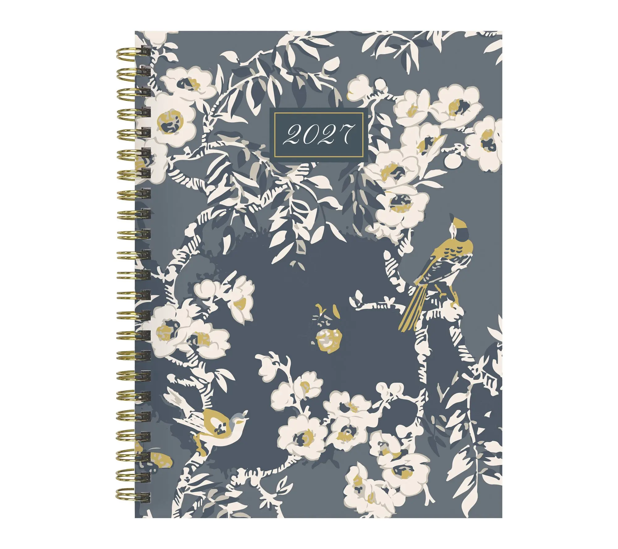 2027 Blooms of Blue Medium Weekly Monthly Planner 2027 Blooms of Blue Medium Weekly Monthly Planner