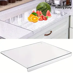 1pc Cutting Board with Lip, Double Sided Non Slip, Food Grade for Bread Meat Vegetables, Kitchen Tool