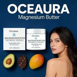 OCEAURA Magnesium Butter - Calming Soothing Hydrating Deep Moisturizing Body Butter