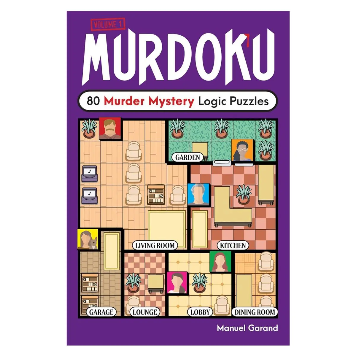 Murdoku: 80 Murder Mystery Logic Puzzles, Crime Mystery Paperback Book for Adults