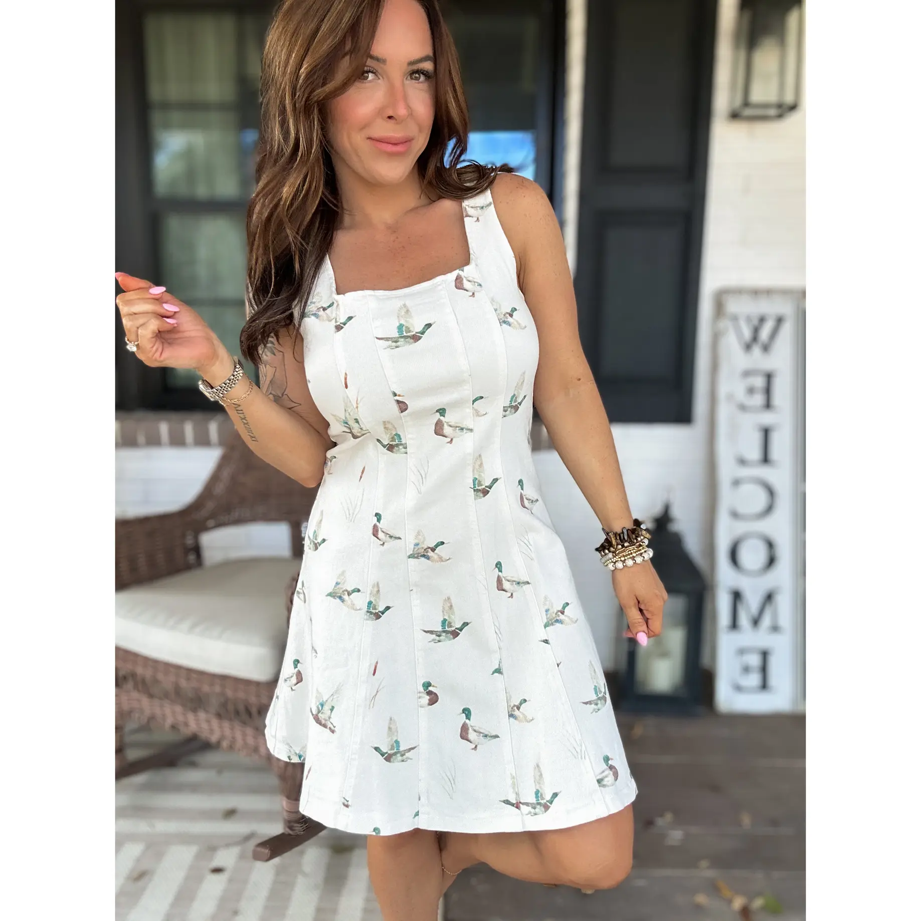 Kori Mallard Denim Mini Dress