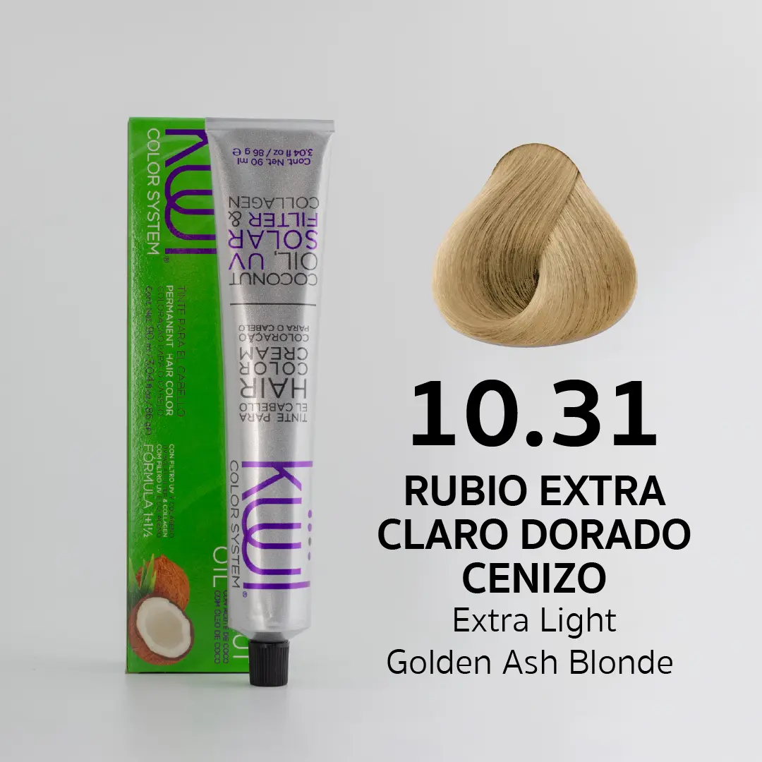 10.31 - Extra Light Golden Ash Blonde