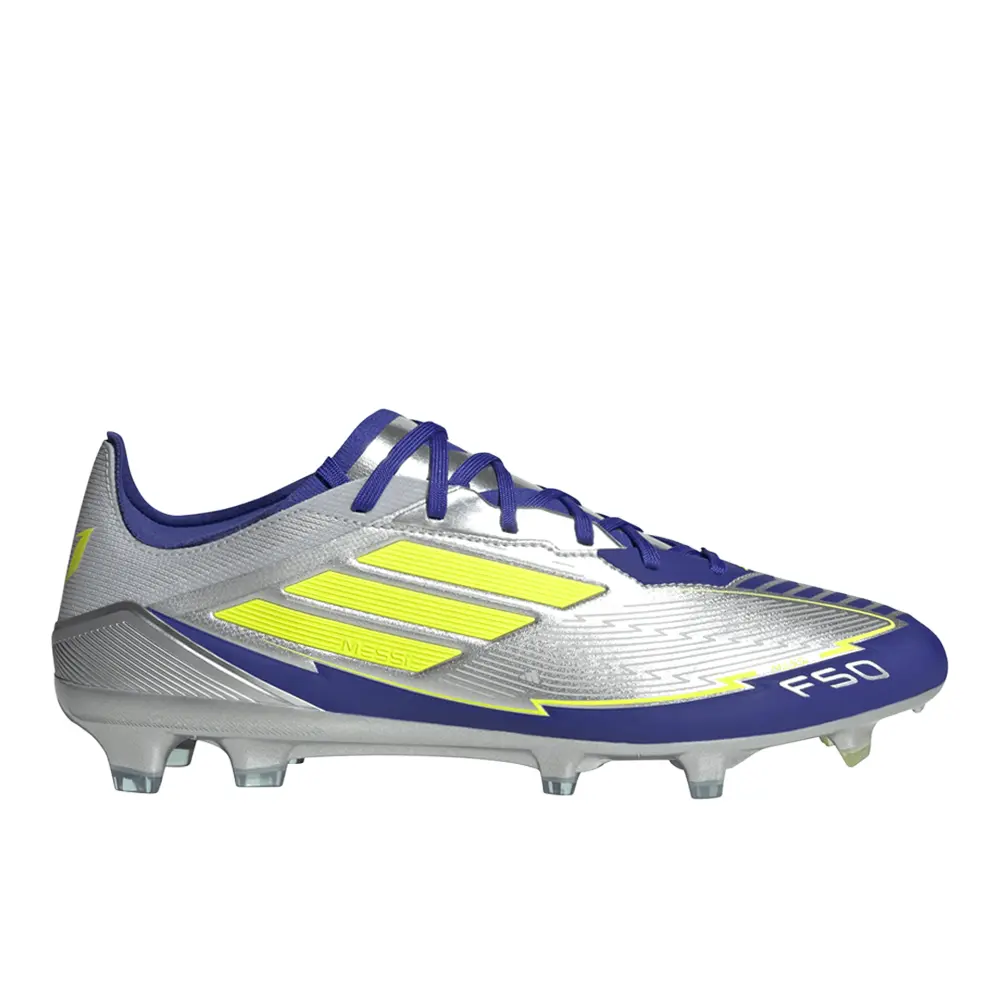 adidas Mens F50 Pro Messi Firm Ground Soccer Cleats  - Silver