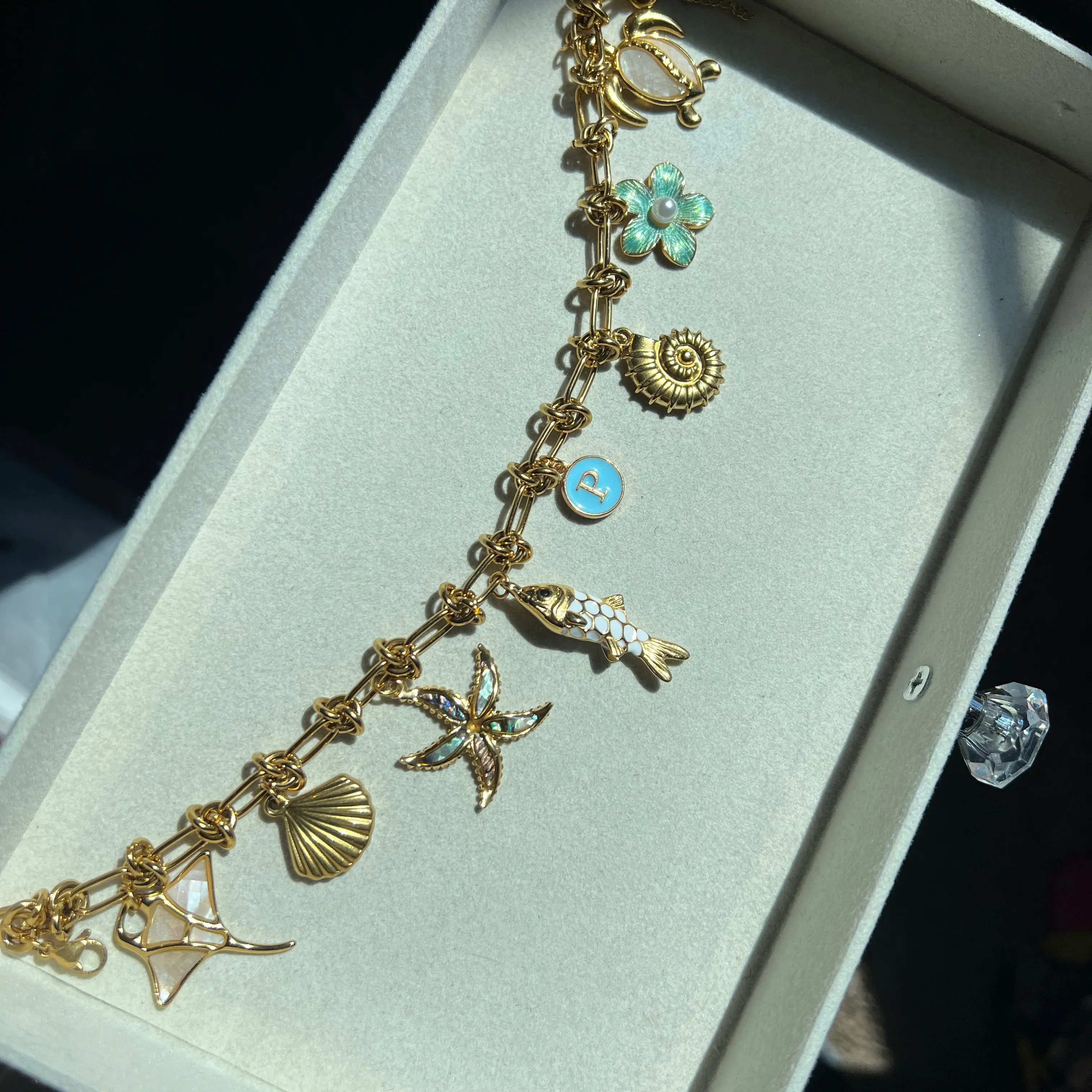 Custom Charm Anklet Custom Charm Anklet