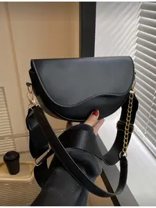 Women's Fashion Solid Color Single Flap Mini Shoulder Bag Daily Use Dating Gift Valentine's Day Present Small Crossbody Bag Trendy Crossbody Bag, Fashion Bags