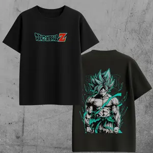200g Heavyweight 100% Cotton Short Sleeve - Ball Warrior Awakening Loose Fit Graphic Tee Men YZStudio