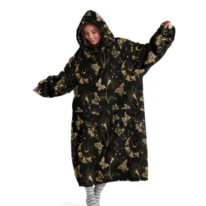 hoodie blanket，Wearable Blanket，Unisex Hooded Blanket Sweatshirt, Wearable Plush Wrap, Super Soft Warm Comfort, Perfect Gift for Birthday, Christmas, Valentine's Day，Christmas Gift,Valentine's Day gift, Cozy Hooded Blanket