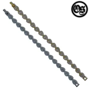 OTHERSIDE Cubic Teardrop Bracelets - Silver & Gold