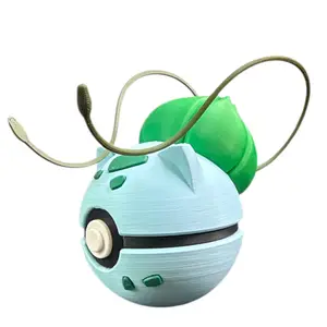 Bulbasaur - Inspired 3D Printed Poke Ball Collectible